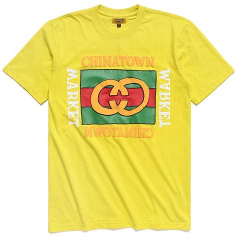 chinatown market gucci tee|Chinatown Market Gucci Bootleg Designer T Shirt .